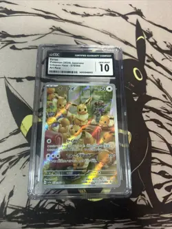 2024 POKEMON JPN CRIMSON HAZE, ART RARE - HOLO #078/066 EEVEE CGC 10 GEM MINT - Image 1