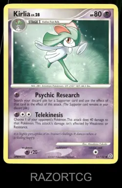 KIRLIA 53/132 UC SECRET WONDERS POKEMON LP/MP - Image 1