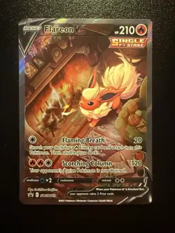 The Pokemon Company Pokemon TCG Flareon V SWSH179 Promo Holo English 2021 - Image 1