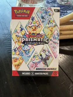 Pokemon TCG Prismatic Evolutions Booster Bundle 6 Packs English 2025 - Image 1