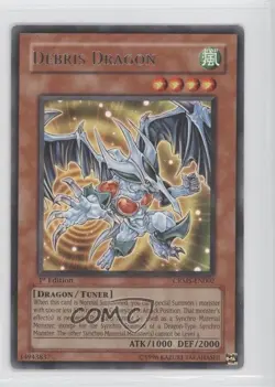 Debris Dragon 1st Ed. YuGiOh Crimson Crisis #CRMS-EN002 2008 READ - Image 1
