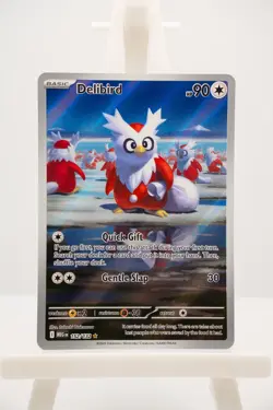 Delibird 152/132 Illustration Rare Mega Evolution Pokemon Near Mint - Image 1