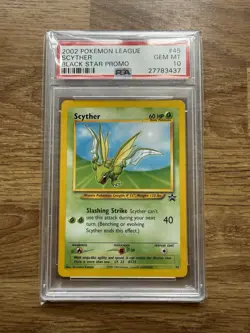 Pokemon Scyther League Black Star Promo #45 PSA 10 Gem Mint - Image 1