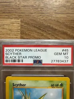 Pokemon Scyther League Black Star Promo #45 PSA 10 Gem Mint - Image 4
