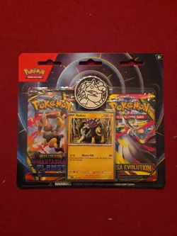 Pokemon Mega Evolution 2-Pack Blister (Raikou Cosmos Promo) New/Sealed - Image 1