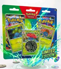 Pokemon TCG Enhanced 2-Pack Blister Oddish Gloom Vileplume 3 Foil Promos Sealed - Image 1