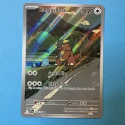 Pokemon Kangaskhan sv10: Paldea Evolved Illustration Rare Full Art Holo 204/182 - Image 1