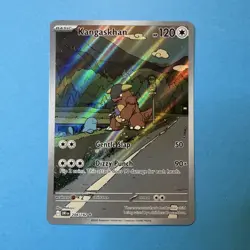 Pokemon Kangaskhan sv10: Paldea Evolved Illustration Rare Full Art Holo 204/182 - Image 3