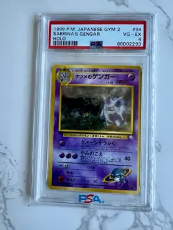Pokemon TCG Sabrina's Gengar #94 Japanese Gym 2 PSA4 Banned Art Vintage 1999 - Image 1
