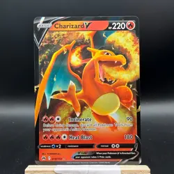 Pokemon TCG Charizard V Ultra Rare SWSH: Crown Zenith 018/159 2023 Fire - Image 1