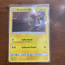 DETECTIVE PIKACHU - SM190 HOLO PROMO SUN & MOON PROMO POKEMON LP - Image 3
