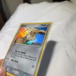 Eevee 69/113 Holo Delta Species Pokemon TCG (HP) Stamped - Image 4