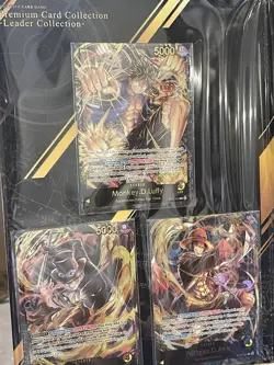 One Piece TCG Game Premium Card Leader Collection English Sealed - Image 2