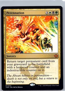 Perennation 212 Prerelease Cards - Magic The Gathering MTG - NM - Image 1