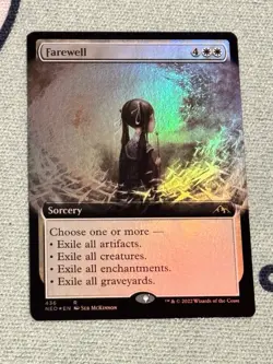 Magic The Gathering Farewell Rare Foil Sorcery Kamigawa Neon Dynasty #436 - Image 1