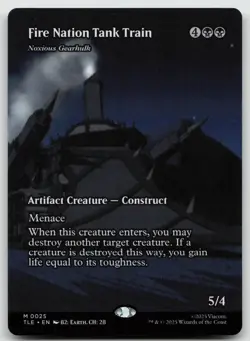 Fire Nation Tank Train - Noxious Gearhulk (Borderless) M Normal Avatar 0025 - Image 1