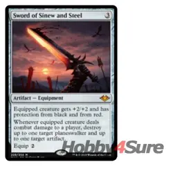 Sword Of Sinew And Steel M/NM Magic: The Gathering MTG Modern Horizons - Image 1