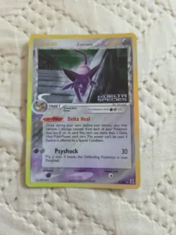 Espeon 4/113 Reverse Holo Foil Rare EX Delta Species Stamped Pokemon - Image 1