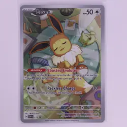 Pokemon TCG Eevee 173 Prismatic Evolutions ETB Black Star Promo - Image 1