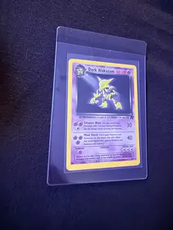 Pokemon Dark Alakazam Holo Rare 1/82 Team Rocket Unlimited Edition - Image 1