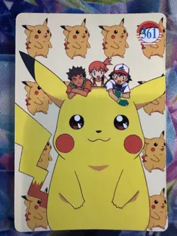Pikachu Charizard Holo Pokemon Vintage Pocket Monsters Vending Prism Sticker 369 - Image 2
