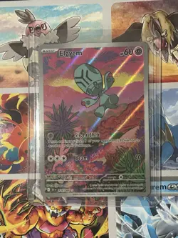 POKEMON - ELGYEM - 120/086 - ILLUSTRATION RARE - S&V BLACK BOLT - NM - Image 1