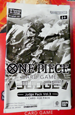 One Piece Booster Judge Vol.3 Tournament Card Game Sealed Pack English Carte - Image 1