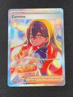 Carmine 217/167 Sir Twilight Masquerade TWM Pokemon Card - Image 1