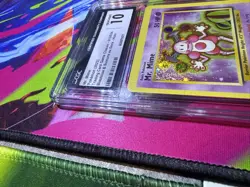 Mr. Mime 013/034 Trading Card Game Classic Holo CGC 10 Light Front Scratching - Image 4
