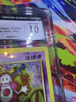 Mr. Mime 013/034 Trading Card Game Classic Holo CGC 10 Light Front Scratching - Image 5