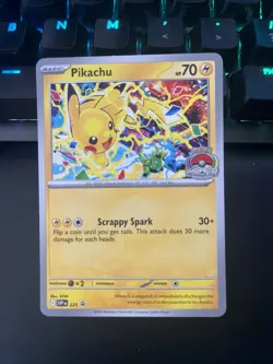Pikachu Promo 2025 World Championships SVP EN 225 Pokemon Card Worlds Promo NM - Image 1