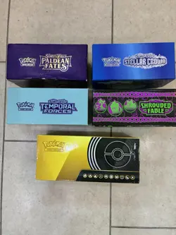 Pokemon Trading Card Game Collection 4 Boxes & Trainers Toolkit Box - Unchecked - Image 1
