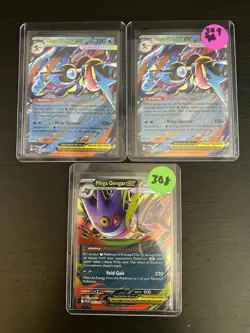 Pokemon TCG Card Lot (3) Mega Gengar Greninja Ex Phantasmal Flames Chaos Rising - Image 3