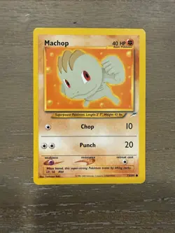 Pokemon TCG: Machop Neo Destiny - #73/105 - NM-LP - Image 1