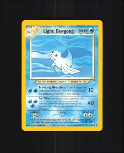 Light Dewgong 45/105 Uncommon Neo Destiny Pokemon Lightly Played - Image 1