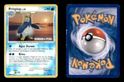 PRINPLUP 58/130 UC DIAMOND & PEARL POKEMON REVERSE HOLO MP - Image 3