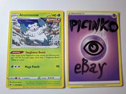 Pokemon - Abomasnow - 010/198 - Holiday Calendar 2022 - Rare - Stamped - NM - Image 1