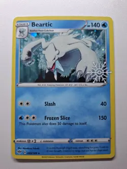 Pokemon - Beartic - 049/189 - Holiday Calendar 2022 - Rare - Stamped - NM - Image 3