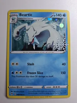 Pokemon - Beartic - 049/189 - Holiday Calendar 2022 - Rare - Stamped - NM - Image 4