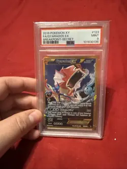 Pokemon TCG Gyarados EX 123/122 XY Breakpoint PSA 9 - Image 1