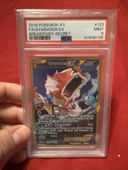Pokemon TCG Gyarados EX 123/122 XY Breakpoint PSA 9 - Image 2