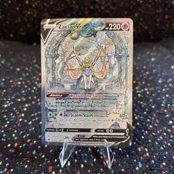 Zacian V GG48/GG70 Crown Zenith Galarian Gallery Full Art Holo NM - Image 1