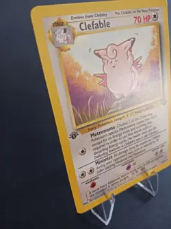 Pokemon TCG Clefable 17/64 1st Edition Jungle Non-Holo Rare NM - Image 2