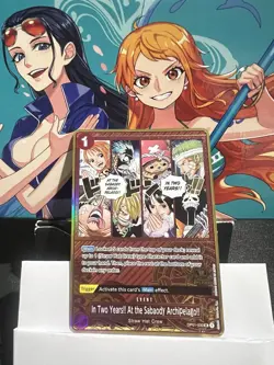 2025 ONE PIECE 2ND ANNIVERSARY ENG OP01-030 SABAODY ARCHIPELAGO - NM - Image 1