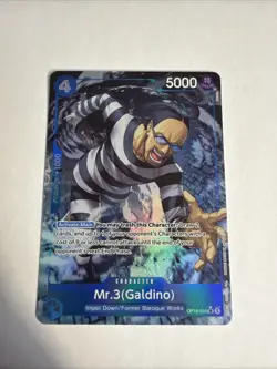 IN HAND! Mr.3 (Galdino) Alt Art OP16-056 One Piece Time of Battle ENGLISH - Image 1