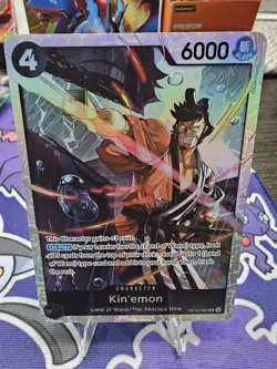 Kin'emon Op16-082 SR The Time of Battle Foil English One Piece NM - Image 1