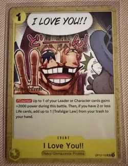 I LOVE YOU!! OP12-115 UC LEGACY OF THE MASTER ONE PIECE NM OP12 2025 2 - Image 2