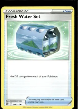 Pokemon Fresh Water Set 139/172 Brilliant Stars Non Holo Uncommon 5 Card Lot - Image 1