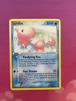 Pokemon Card Luvdisc Pop Series 2 Common 14/17 Near Mint - Image 1