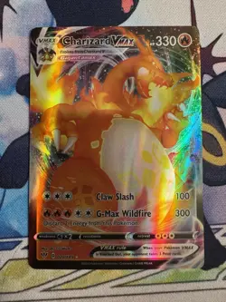 Pokemon TCG Charizard VMAX Darkness Ablaze Holo Ultra Rare Card 020/189 - Image 1